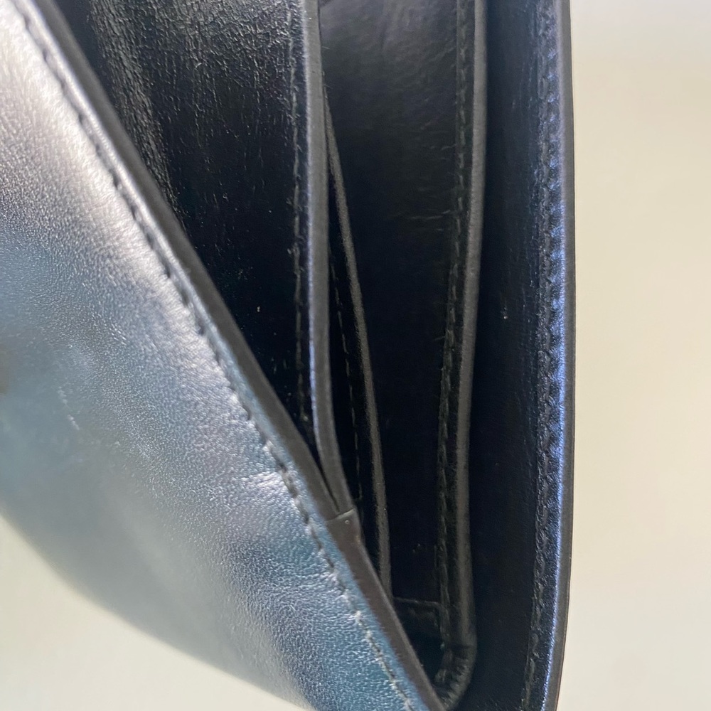 Vintage Bally Black Leather bifold wallet - Picture 8 of 15